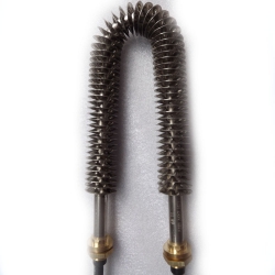 Finned tubular heater