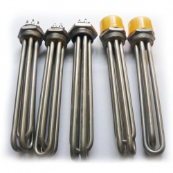 Screw tubular heater