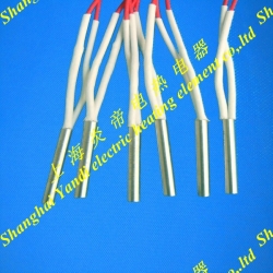 cartridge heater with small flange